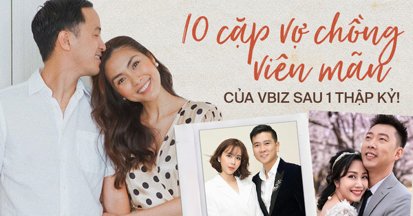 10 cặp vợ chồng Vbiz gắn kết hơn 1 thập kỷ: Chuyện tình Hà Tăng đẹp như phim, Hồ Hoài Anh - Hương Giang xa để lại về với nhau