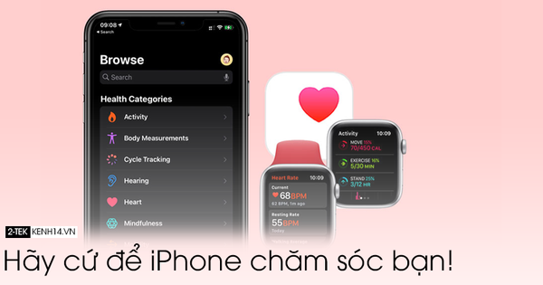 Đừng coi thường ứng dụng Sức khỏe trên iPhone, giúp thông báo tiếng ồn, theo dõi chu kỳ kinh nguyệt đều đủ cả!