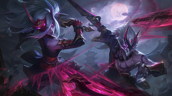 Chi tiết hình ảnh các trang phục Huyết Nguyệt: Katarina, Master Yi và Tryndamere