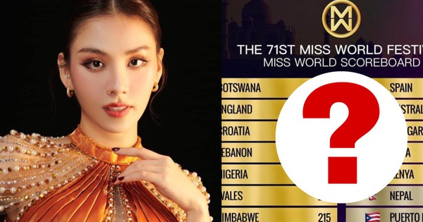 Liên tiếp trượt top tại Miss World, Hoa hậu Mai Phương có vị trí bất ngờ ở bảng điểm dự đoán