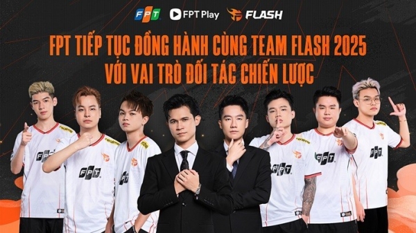 FPT tiếp tục hợp tác cùng Team Flash 2025, cam kết phát triển Esports Việt Nam