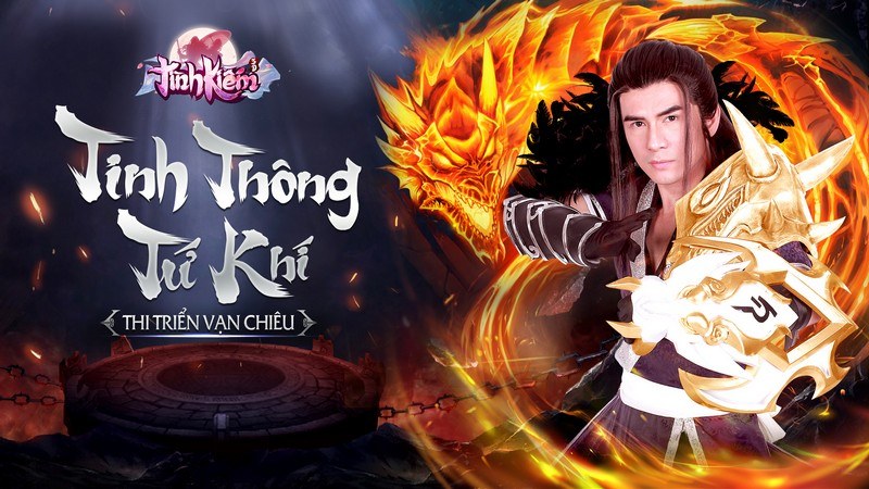 Đan Trường sát cánh cùng game thủ Tình Kiếm 3D quẩy tưng bừng siêu giải đấu Cực Phẩm Võ Học