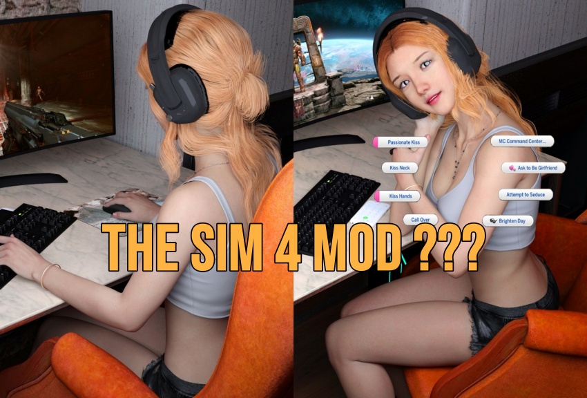 Qua cá tháng Tư, nữ game thủ vẫn khiến nhiều người giật mình với hình ảnh The Sim 4 quá thuyết phục