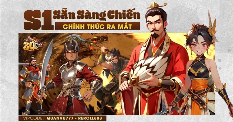 Cùng chơi 3Q Chiến Chiến Chiến, nhận Giftcode Triệu Vân mừng game ra mắt