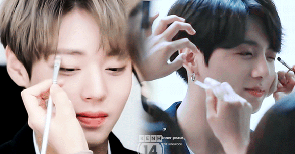 Xả tuyển tập gif nam thần Kpop khi make up: Thước đo visual ở ngay đây, thế này bảo sao dân tình gào thét đòi đổi nghề