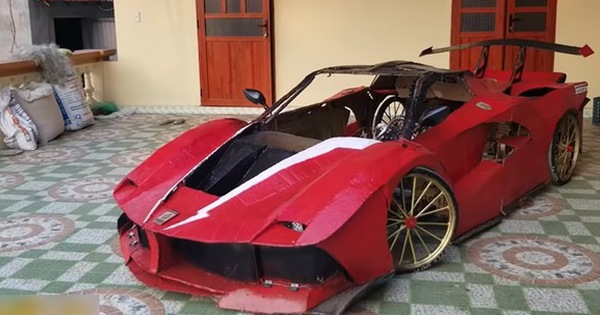 YouTuber Việt làm siêu xe Ferrari, Bugatti từ giấy chỉ với vài triệu đồng: Dân mạng quốc tế tha hồ khen nổ mũi