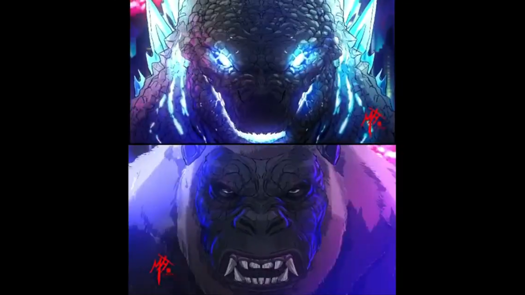 Sẽ thế nào nếu Godzilla vs Kong có một phiên bản anime?