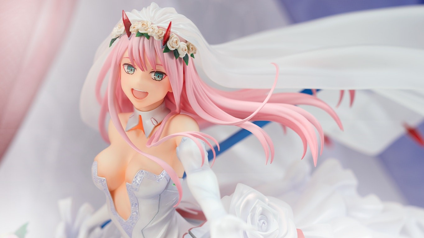 Ngắm Zero Two trong chiếc váy cưới qua figure đặc biệt