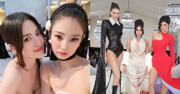 Khung hình chung gây bão Met Gala: Song Hye Kyo - Jennie đọ sắc cực gắt, chị em Kardashian lên đồ lồng lộn đập tan tin đồn bị cấm cửa