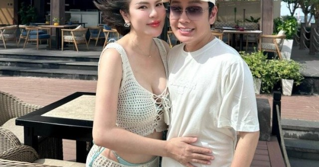 Hoa hậu Phương Lê mang thai lần 4 sau 1 năm cưới NSƯT Vũ Luân, nam nghệ sĩ háo hức vì lần đầu làm bố