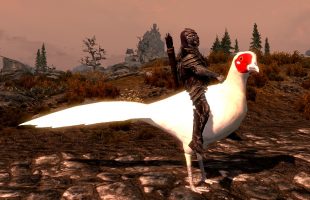 Bạn có thể hoàn toàn cưỡi gà, vịt cũng như các loài gia cầm khổng lồ khác trong Skyrim