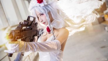 Ngất ngây với cosplay G36 trong bộ váy cưới của tựa game Girls Frontline - Cosplay