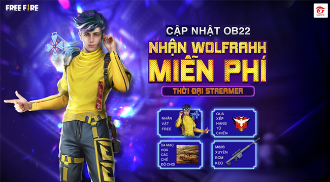 OB22: Bản cập nhật thay máu cho Free Fire cùng bão quà tặng siêu xịn