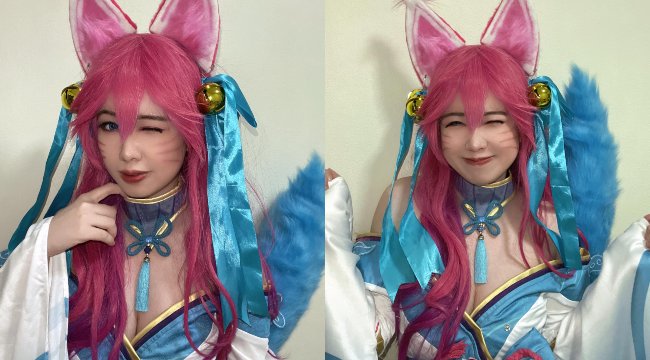 Nữ tuyển thủ LMHT Lào cosplay Ahri: Dễ thương nhưng cũng không kém phần nóng bỏng