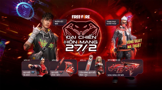 Free Fire: Sự kiện Đại Chiến Hỗn Mang đem đến chuỗi liên hoàn quà tặng cực xịn