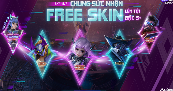 HOT: Game thủ nhận FREE 2 skin bậc S+ miễn phí từ sự kiện mới nhất của Liên Quân Mobile!