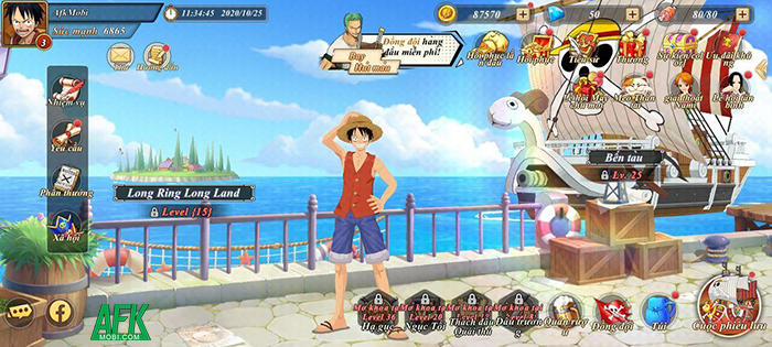 Kho Báu Đại Chiến game One Piece đấu tướng 3D nay đã về Việt Nam