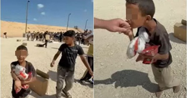 Cậu bé Gaza đi bộ 12km để nhận đồ cứu trợ, hôn tay cảm ơn nhưng bị bắn tử vong ngay sau đó