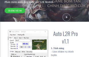 Xuất hiện phần mềm Auto trong tựa game Lineage 2 Revolution có mức giá lên tới… 300.000 đồng