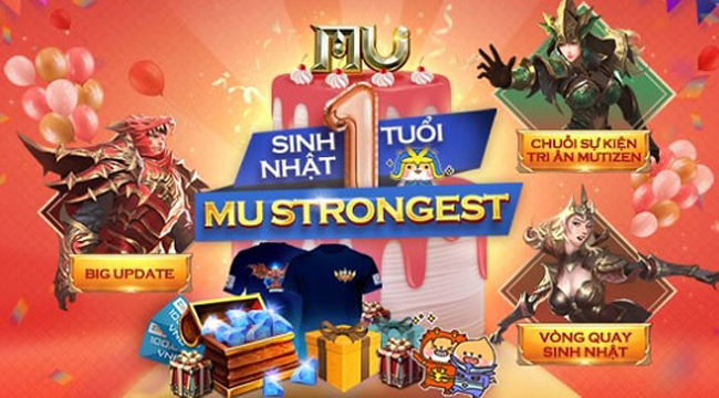 MU Strongest VNG có chuỗi sự kiện hấp dẫn chào đón sinh nhật 1 tuổi