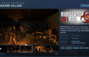 Bom tấn Resident Evil Village chưa ra mắt chính thức nhưng đã bị nhái trắng trợn trên Steam