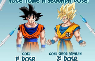 Các fan Dragon Ball phấn khích khi hình ảnh Son Goku được sử dụng trong việc tuyên truyền tiêm vắc xin COVID-19