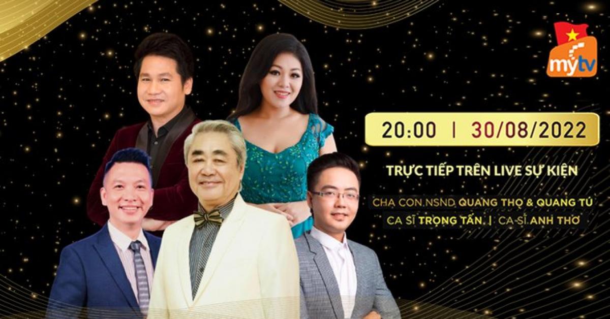 MyTV độc quyền truyền hình trực tiếp liveshow “Giai điệu Tổ quốc” mừng 2/9 từ Nhà Hát Lớn Hà Nội