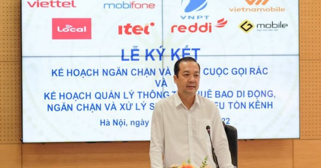 Mobi, Vina, Viettel và 4 nhà mạng khác cùng cam kết xử lý cuộc gọi, tin nhắn rác