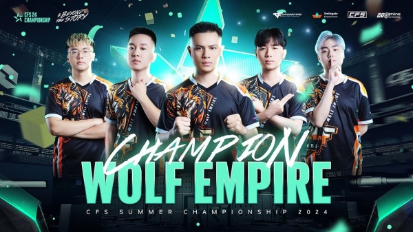 Wolf Empire hạ đối thủ mạnh nhất độc chiếm chức vô địch CFS Summer Championship 2024 - ESPORT