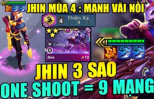 ĐTCL: Jhin - Quân bài tẩy 'leo rank ầm ầm' với sức mạnh kinh hoàng, quét sạch team bạn chỉ với 4 phát bắn, chất hơn cả mùa 3