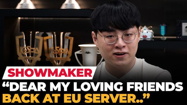 Ông hoàng meme ShowMaker bất ngờ nhắc đến kỷ niệm “vui vẻ” với người chơi EUW server