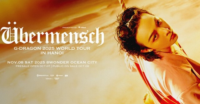 VPBank là nhà tài trợ danh xưng của G-Dragon 2025 WORLD TOUR [Übermensch] IN HANOI