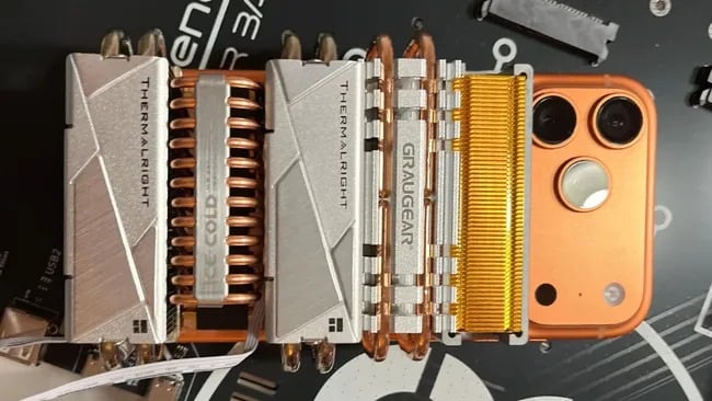 iPhone 17 Pro Max đạt 90,5% điểm ổn định hiệu năng nhờ tản nhiệt SSD tự chế