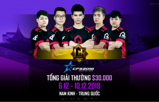 AHIHI chính thức đại diện Việt Nam tham dự giải đấu quốc tế CrossFire Stars 2018 tại Nam Kinh, Trung Quốc