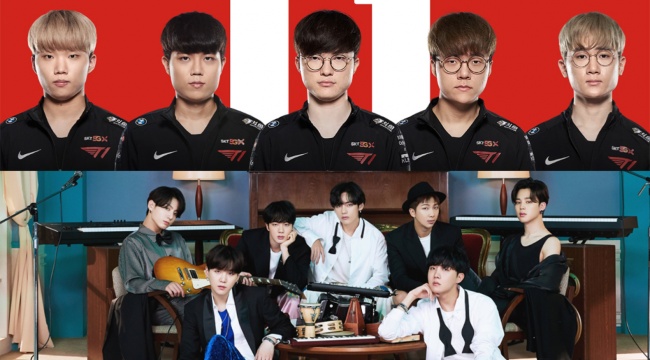 LMHT: Faker cùng T1 Esports chuẩn bị có sự kết hợp đặc biệt với BTS