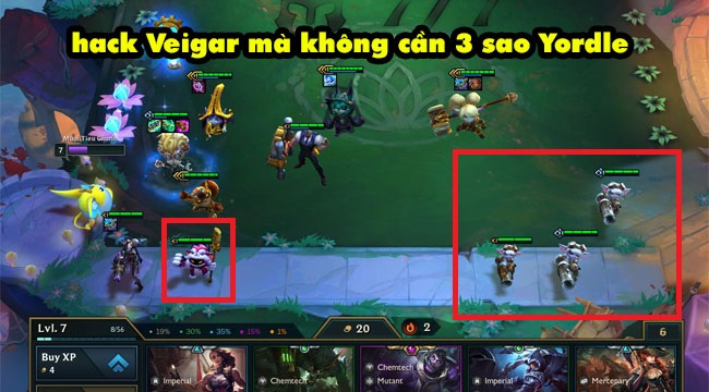 Đấu Trường Chân Lý mùa 6: Phát hiện ra mẹo hack Veigar mà không cần 3 sao tất cả Yordle!!!