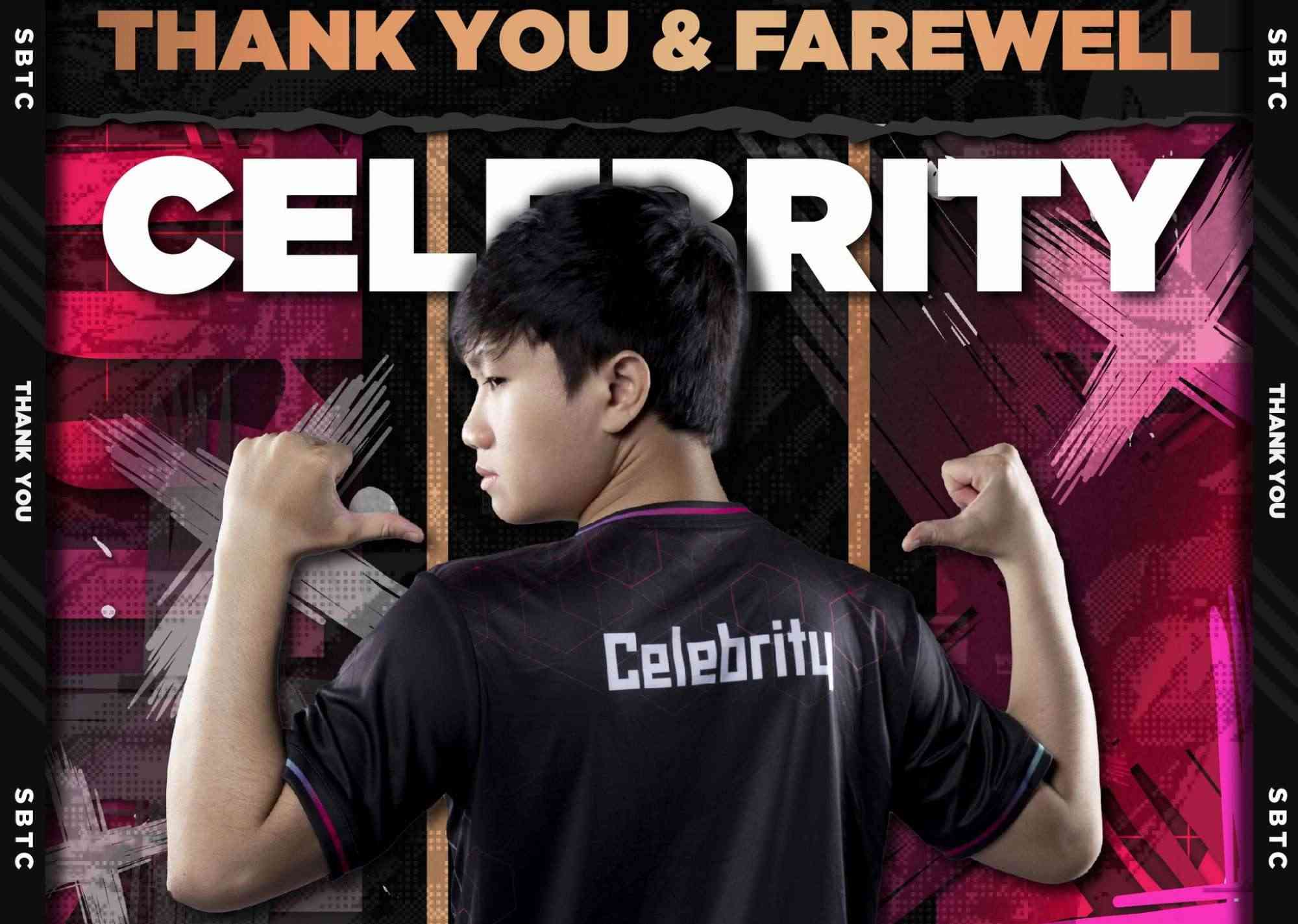 Celebrity chính thức giải nghệ trong màu áo SBTC Esports