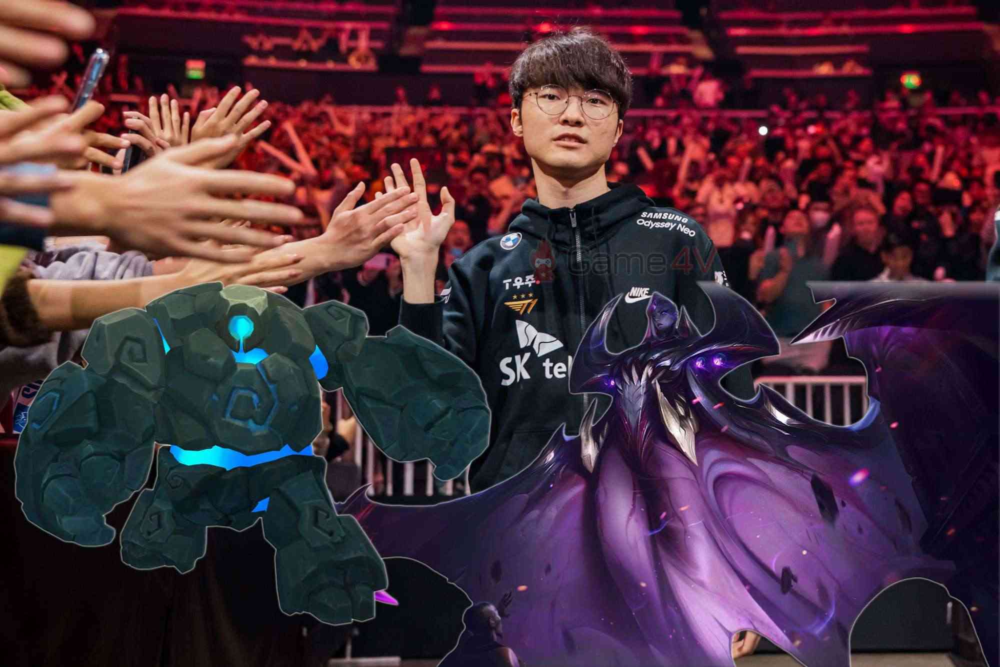 Faker làm fan bật cười vì bị Bùa Xanh ‘solo kill’ trong rừng