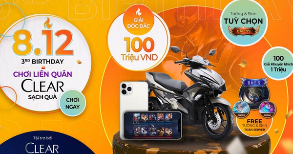 Mừng sinh nhật 3 tuổi, Liên Quân Mobile tung danh sách cơn mưa quà tặng trị giá hàng trăm triệu đồng dành cho người chơi