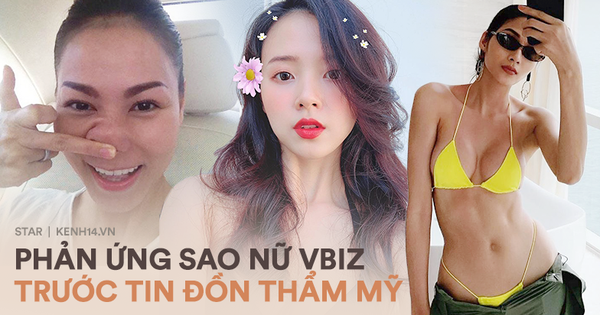 Sao nữ Vbiz phản ứng khi bị hỏi chuyện thẩm mỹ: Bảo Thy, Midu tự bóp mũi nắn cằm, sốc nhất là Hoàng Thùy