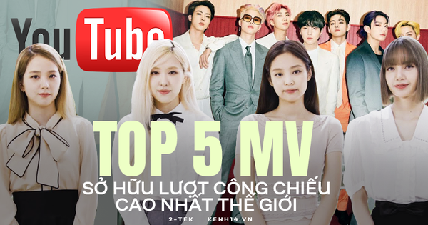 Top 5 MV có lượt xem công chiếu cao nhất thế giới: BLACKPINK bị BTS áp đảo dù kênh YouTube có lượng subscribe khủng hơn rất nhiều!