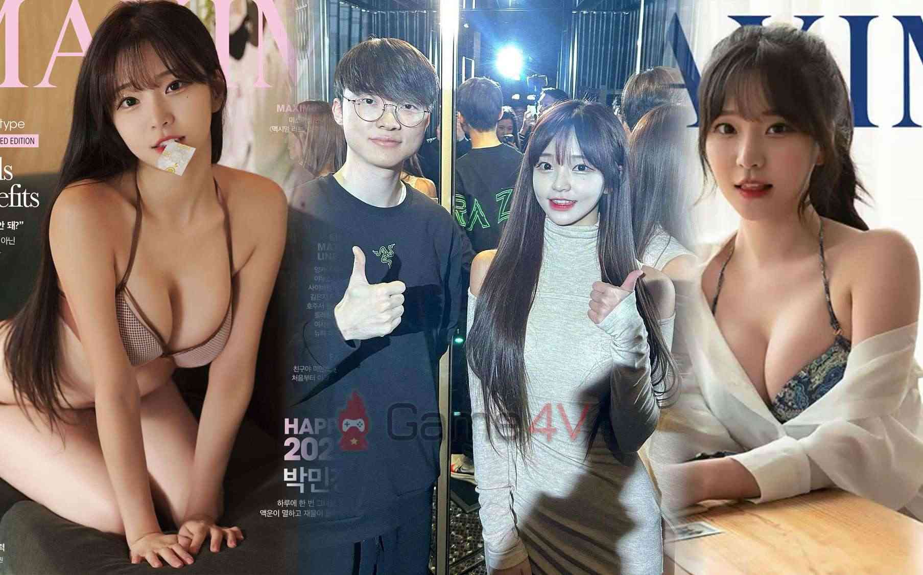 LMHT: Nữ streamer sexy người Hàn hạnh phúc vì được Faker biết mặt nhớ tên