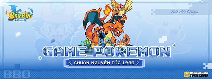 Bùng nổ trải nghiệm cùng Bảo Bối Origin tựa game Pokemon chuẩn nguyên tác sắp ra mắt