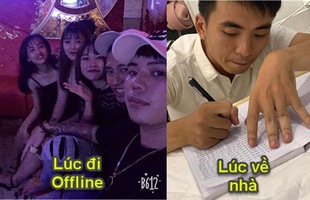 [Góc nhọ nhem] Phó bang đi Offline cùng anh em, về nhà bị vợ bắt chép phạt 10.000 lần “Anh xin lỗi vợ nhiều”