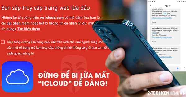 Cảnh báo: Mánh khoé lừa đảo mới qua tài khoản iCloud đang tràn lan hiện nay