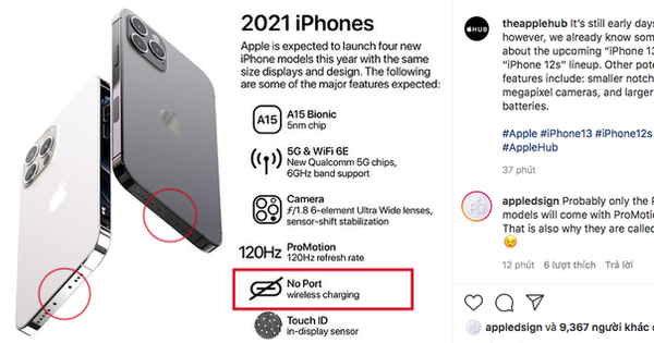 Rò rỉ hình ảnh iPhone 13, cư dân mạng xôn xao với 