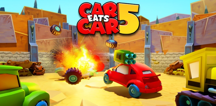 Car Eats Car 5 - Game đua xe đấu trường hành động trên nền tảng Android