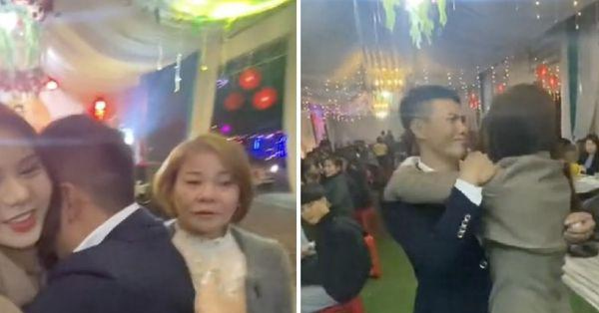 Chú rể bật khóc ôm chặt một cô gái ngay giữa đám cưới, ai nấy rơi lệ khi biết lý do