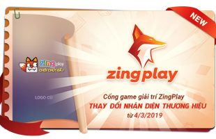 Cổng game giải trí ZingPlay công bố thay đổi logo