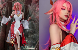 Nữ game thủ người Nga trổ tài cosplay nhân vật Yae Miko thần thái khiến fan mê mẩn